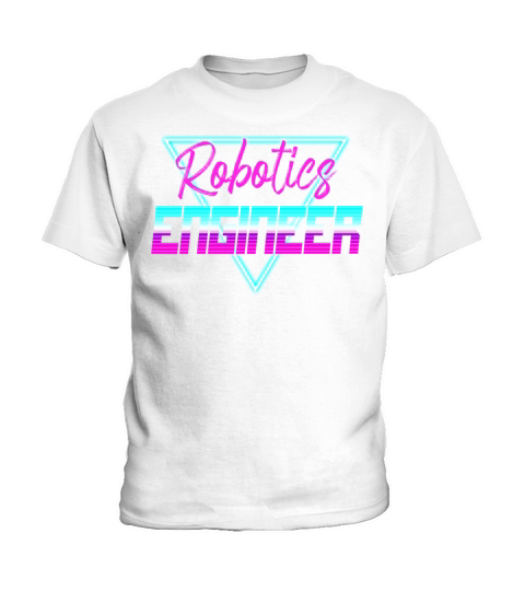 Robot Robotics Engineer Retro Kids T-Shirt