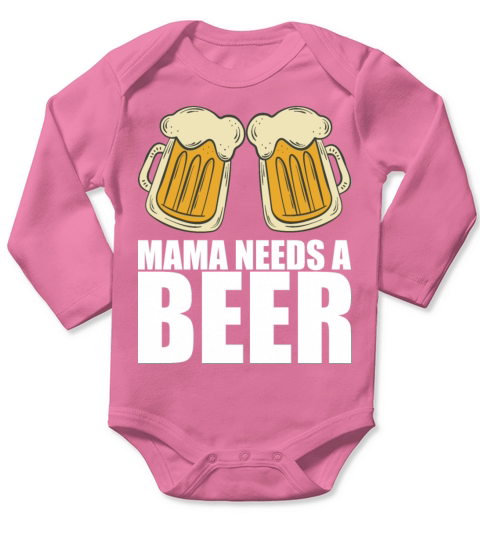 Beer Brewery Long Sleeve Baby One-Piece