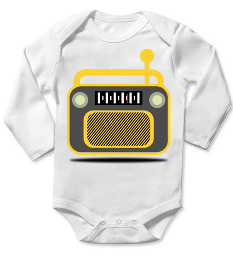 Cool national retro day Long Sleeve Baby One-Piece