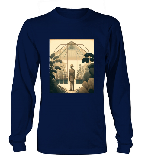 Greenhouse Allotment Garden Vintage Greenhouse Long sleeved Unisex