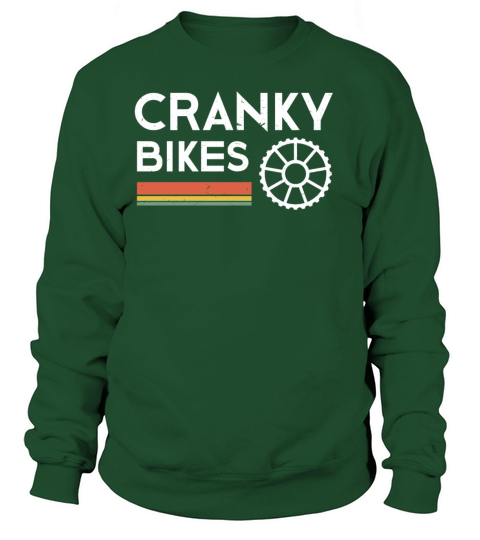 Bicycle Cranky Retro Gift For Cycling Lovers Sweatshirt Unisex