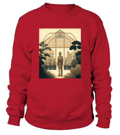 Greenhouse Allotment Garden Vintage Greenhouse Sweatshirt Unisex
