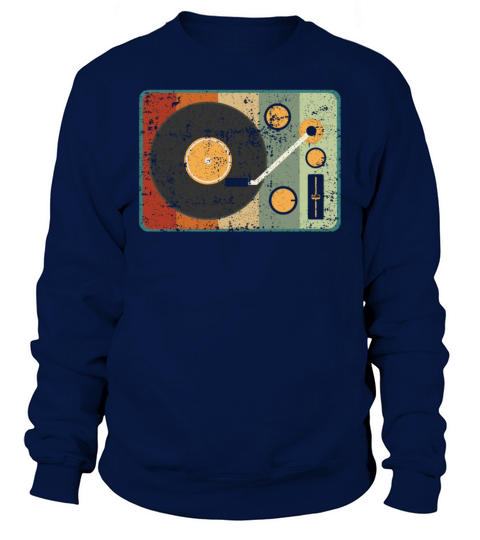 Vinyl Record Player Music Lover Record Collector Sweatshirt Unisex