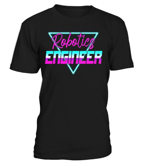 Robot Robotics Engineer Retro T-Shirt Unisex