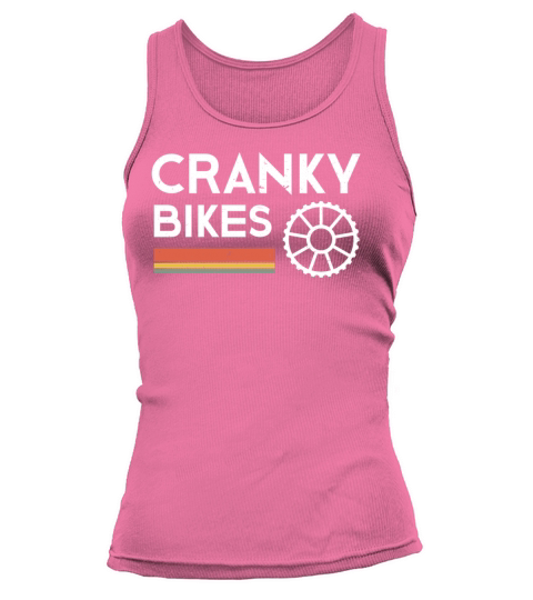 Bicycle Cranky Retro Gift For Cycling Lovers Tank top Woman