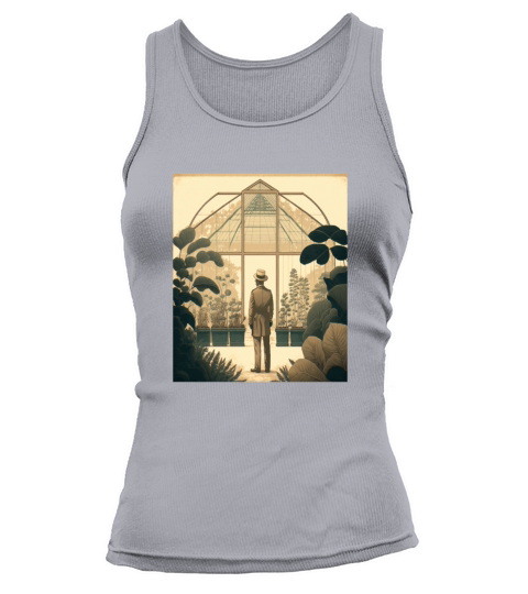 Greenhouse Allotment Garden Vintage Greenhouse Tank top Woman