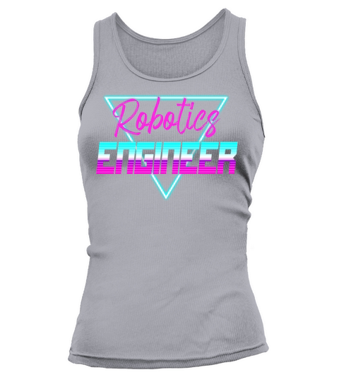 Robot Robotics Engineer Retro Tank top Woman