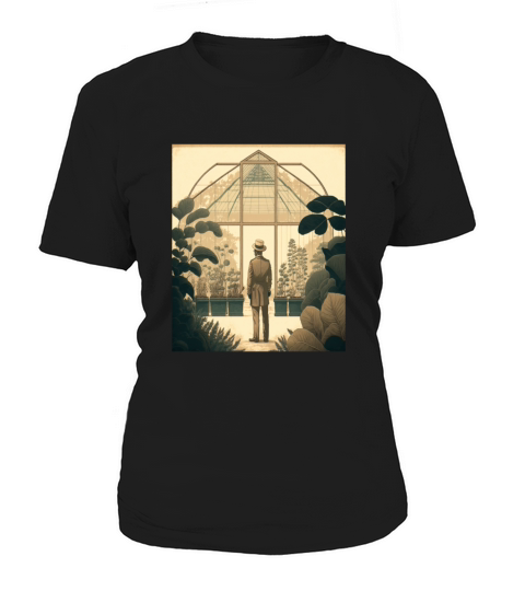 Greenhouse Allotment Garden Vintage Greenhouse Women's T-Shirt