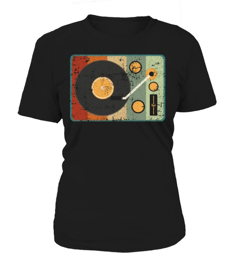 Vinyl Record Player Music Lover Record Collector Women's T-Shirt