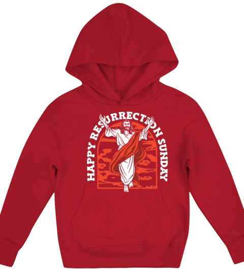 Christian Christianity Ressurection Kids Hoodie