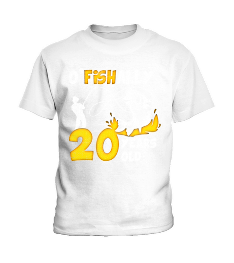 20th Birthday Fishing 1973 Vintage Fisherman Angle Kids T-Shirt