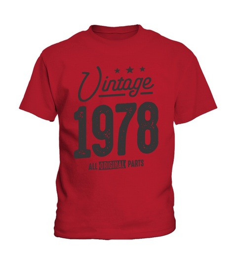 Vintage 1978 - 45th Birthday Classic Born 1978 Kids T-Shirt