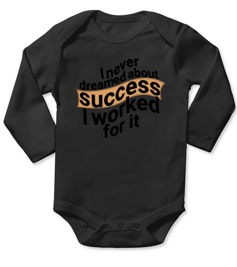 Work for success Long Sleeve Baby One-Piece
