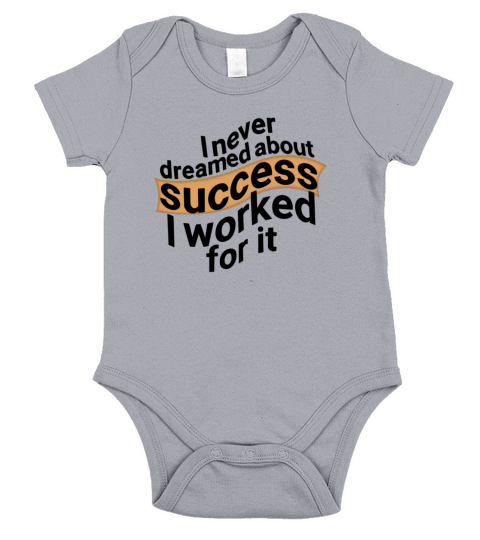 Work for success Short Sleeve Baby One-Piece
