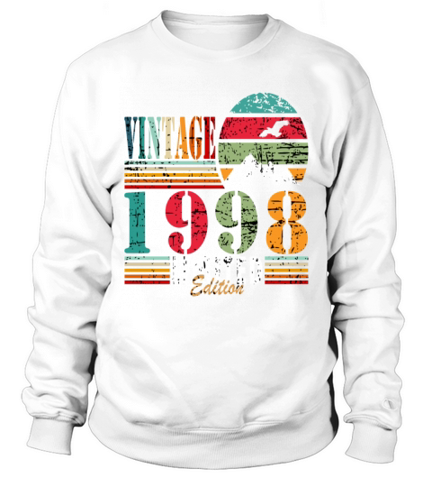 1998 Vintage Birthday Present Sweatshirt Unisex