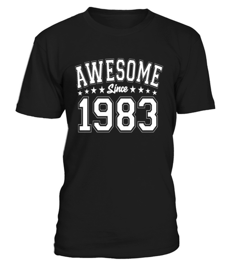 Awesome Since 1983 Birthday 1983 Vintage 1983 T-Shirt Unisex