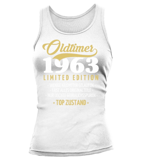 60th Birthday Vintage 1963 Tank top Woman