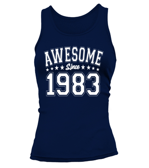 Awesome Since 1983 Birthday 1983 Vintage 1983 Tank top Woman