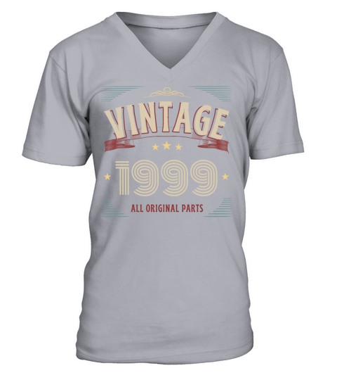 VINTAGE 1999 ALL ORIGINAL PARTS V-Neck T-shirt
