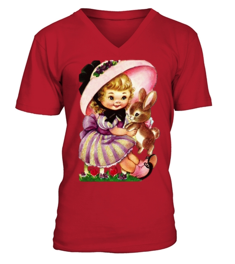 Vintage Easter V-Neck T-shirt
