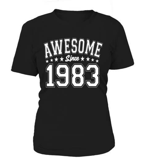 Awesome Since 1983 Birthday 1983 Vintage 1983 Women's T-Shirt