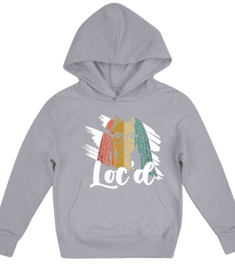 Its the Locs For Me - Afro Hair Black American Kids Hoodie