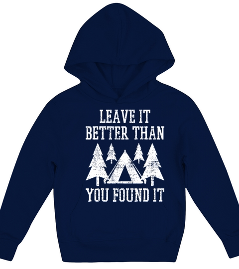 Scout Camp Camping Hiking Vintage Tent Kids Hoodie
