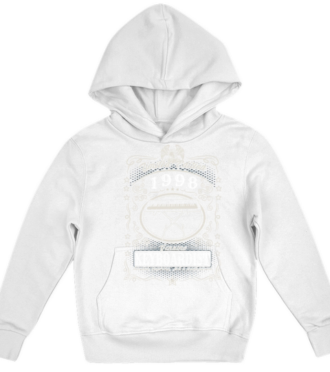 Vintage 1998 Keyboardist Birthday Gift Keyboard Kids Hoodie