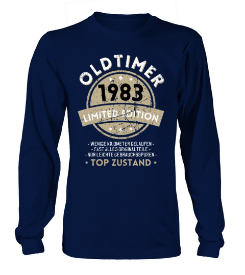 40th Birthday Vintage 1983 Long sleeved Unisex