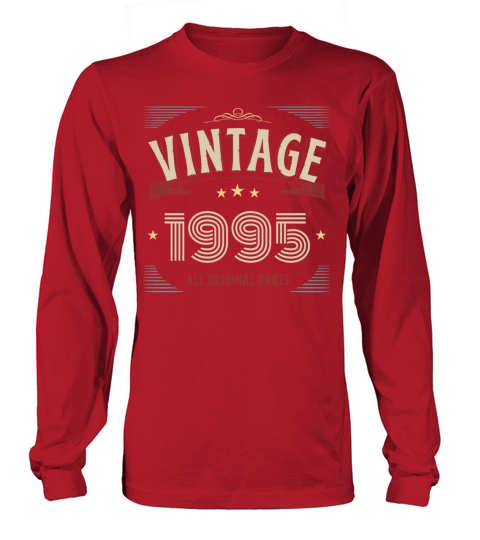 VINTAGE 1995 ALL ORIGINAL PARTS Long sleeved Unisex