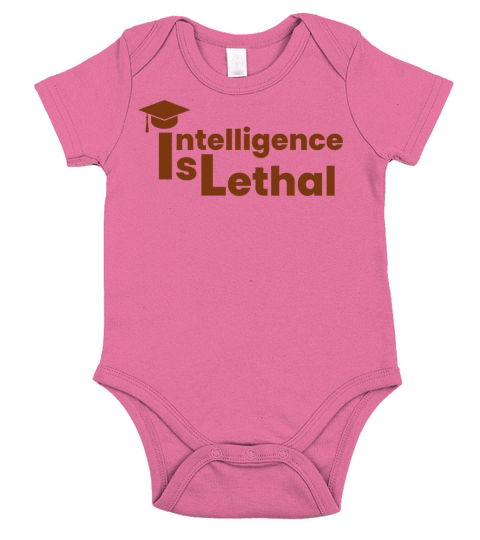 Intelligence Is Lethal Short Sleeve Baby One-Piece