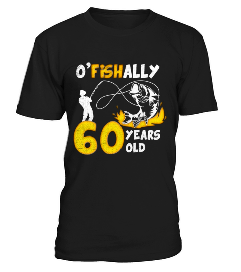 60th Birthday Fishing 1963 Vintage Fisherman Angle T-Shirt Unisex