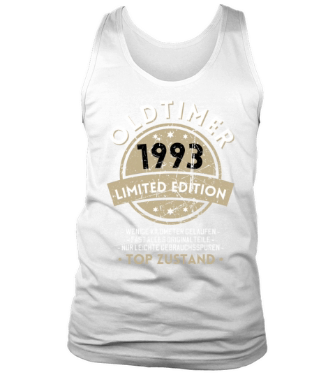 30th Birthday Vintage 1993 Tank Top Unisex