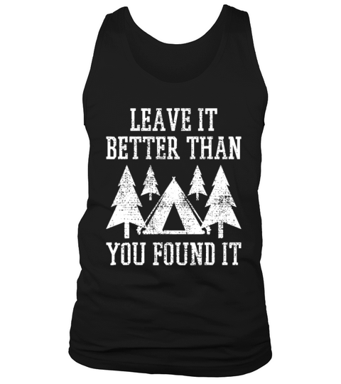 Scout Camp Camping Hiking Vintage Tent Tank Top Unisex