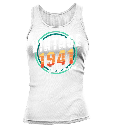 Vintage 1941 Shirt for Men Women 82 Year Old 82nd Tank top Woman