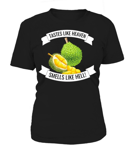 Durian taste smell funny meme gift durian lover Women's T-Shirt