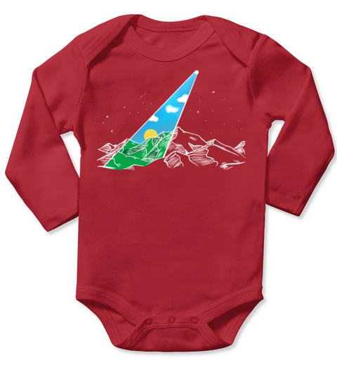 Cloudy Sky Long Sleeve Baby One-Piece