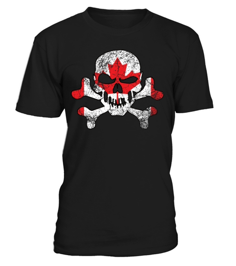 Vintage Canadian Skull T-Shirt Unisex