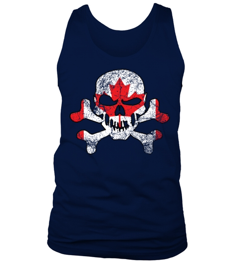 Vintage Canadian Skull Tank Top Unisex