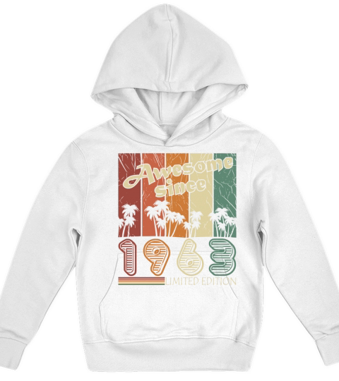 Original 1963 vintage birthday gift Kids Hoodie