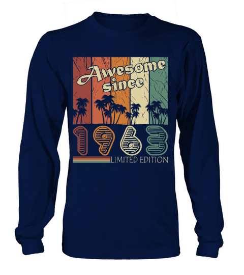 Original 1963 vintage birthday gift Long sleeved Unisex