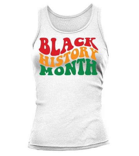 groovy retro black history month african people Tank top Woman