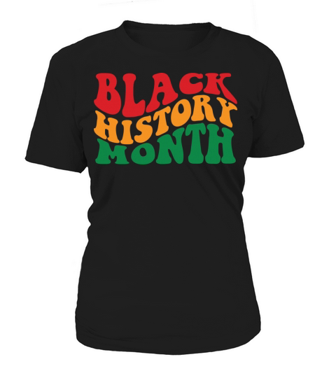 groovy retro black history month african people Women's T-Shirt