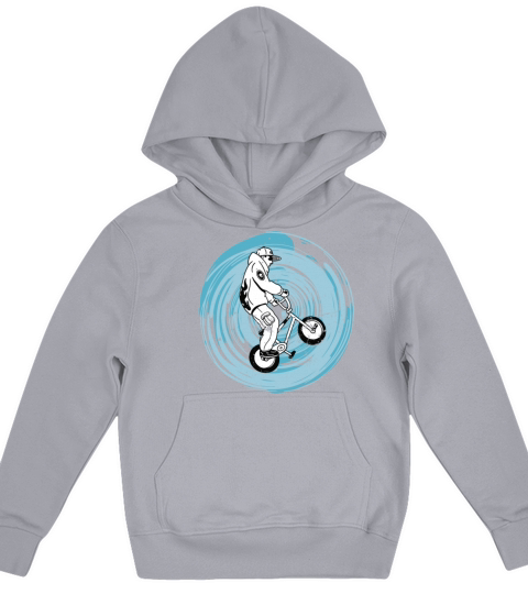 BMX Bike cyclist BMX-ramp Bicycle Vintage cycling Kids Hoodie