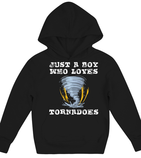 Tornado Tee For Boys Kids Hurricane Weather Chaser Kids Hoodie