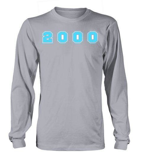 2000 Year Number Long sleeved Unisex