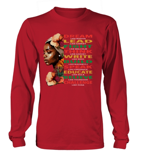 BLM African Pride Juneteenth and Black History Mon Long sleeved Unisex