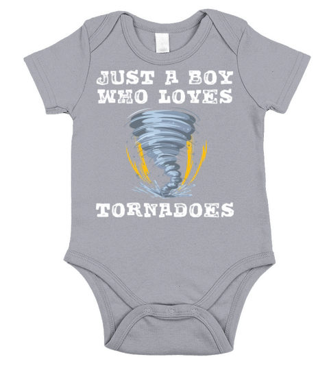 Tornado Tee For Boys Kids Hurricane Weather Chaser Short Sleeve Baby One-Piece