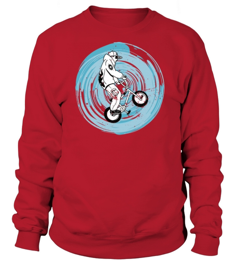 BMX Bike cyclist BMX-ramp Bicycle Vintage cycling Sweatshirt Unisex