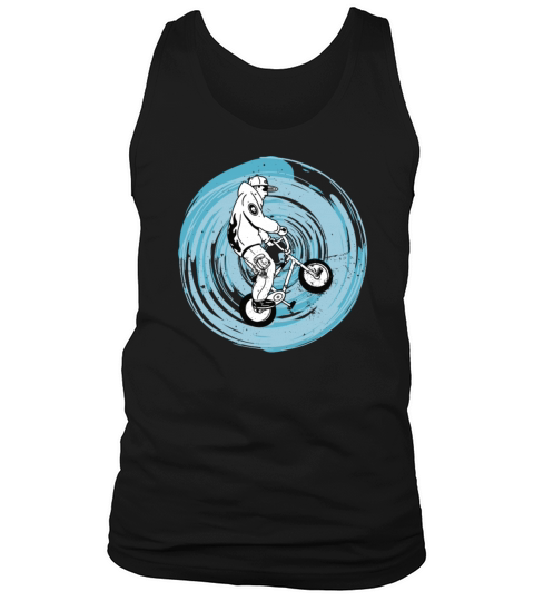 BMX Bike cyclist BMX-ramp Bicycle Vintage cycling Tank Top Unisex